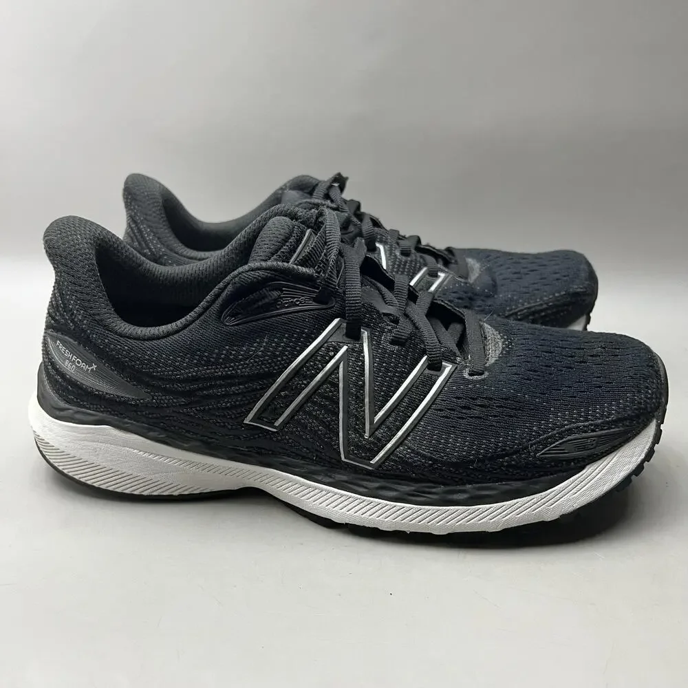 New Balance Fresh Foam 860v12 Shoes Women Size 9.5 Black Comfort Sneakers
